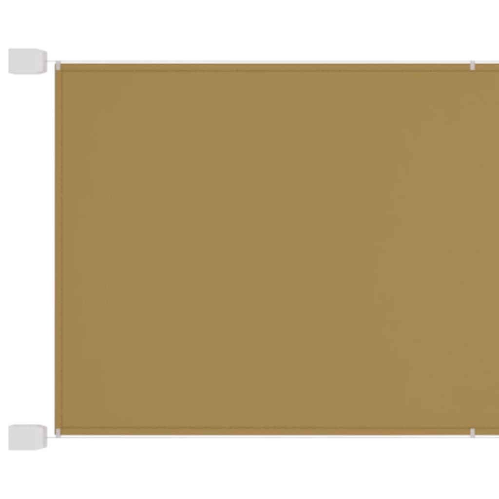 Vidaxl Luifel Vertical 100x270 cm Oxford Fabric Beige
