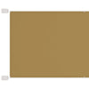 Vidaxl luifel vertical 100x420 cm tissu oxford beige
