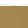Vidaxl luifel vertical 100x420 cm tissu oxford beige