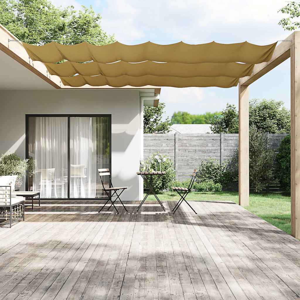 Vidaxl luifel vertical 100x1000 cm tissu oxford beige