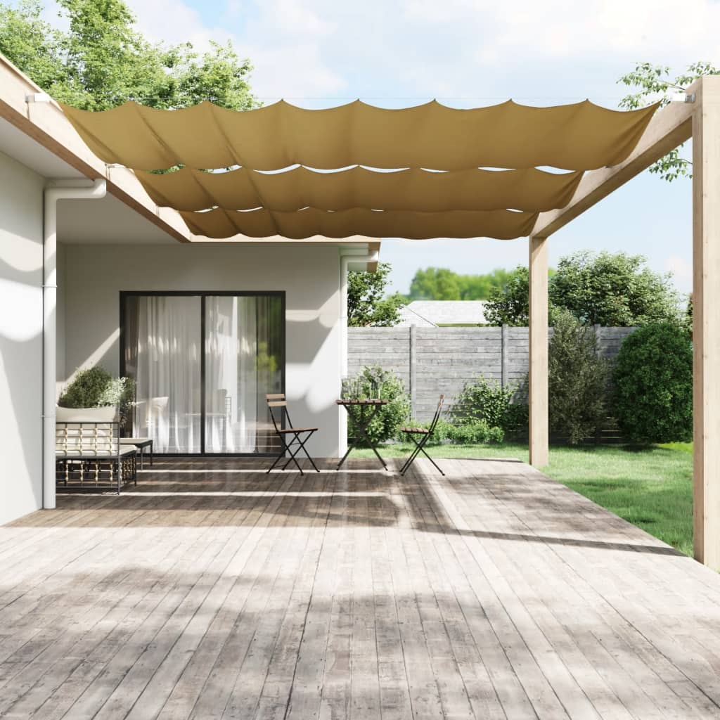 Vidaxl Luifel Vertical 200x360 cm Oxford Fabric Beige