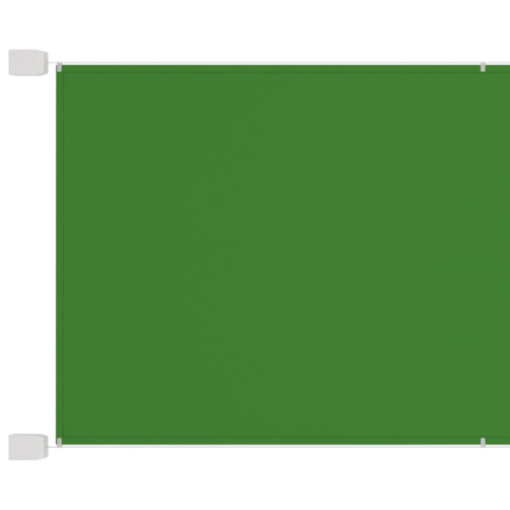 Vidaxl Luifel Vertical 60x420 cm Oxford tissu vert clair
