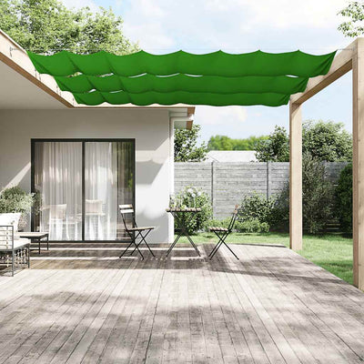 Vidaxl Luifel Vertical 60x800 cm Oxford tissu vert clair