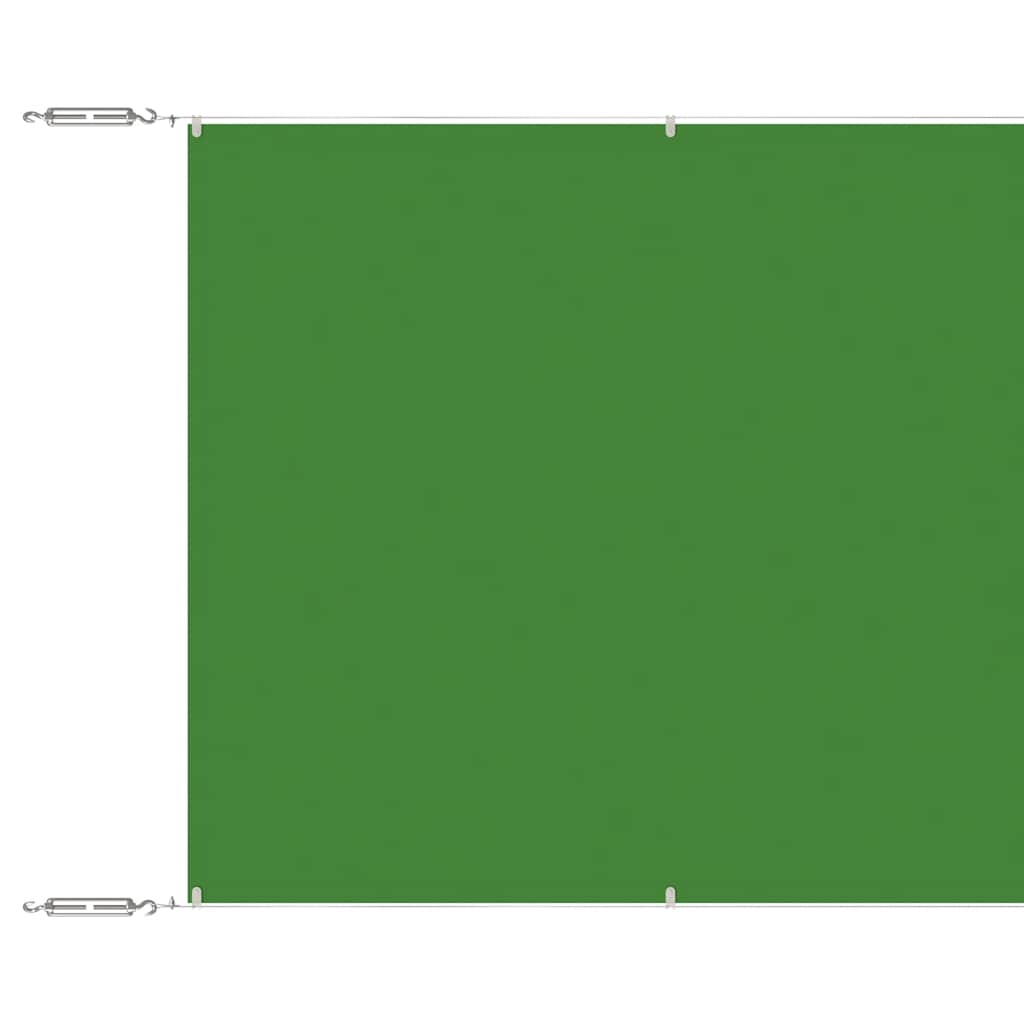 Vidaxl Luifel Vertical 100x600 cm Oxford tissu vert clair