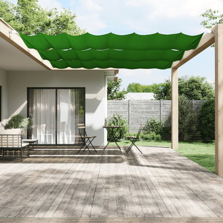 Vidaxl Luifel Vertical 140x420 cm Oxford Fabric vert clair