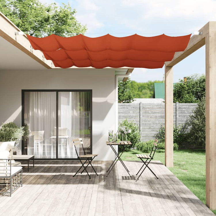 Vidaxl Luifel Vertical 60x360 cm Oxford tissu terre caisse -colored