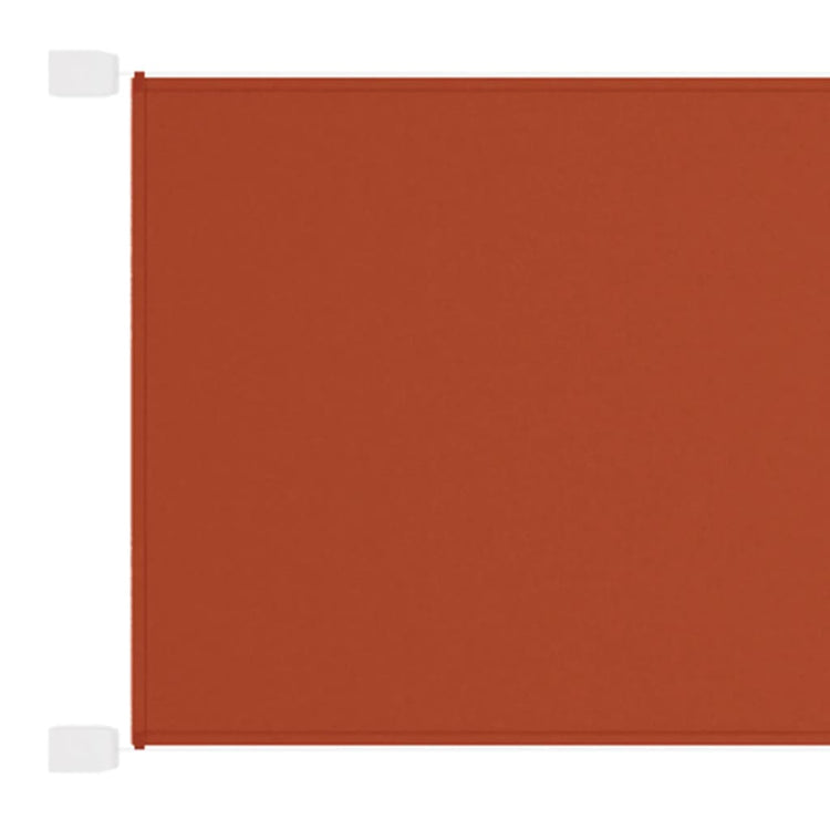 Vidaxl Luifel Vertical 60x420 cm Oxford tissu terre caisse -colored