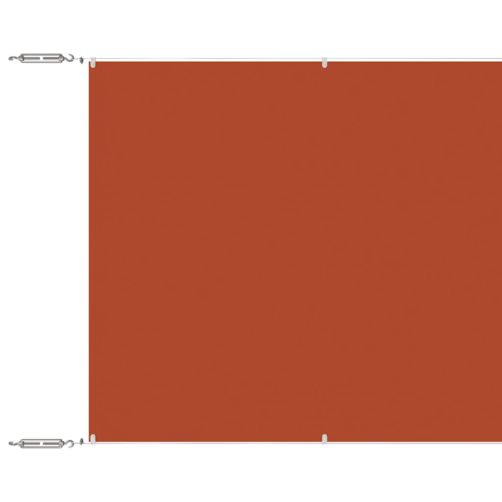 Vidaxl Luifel Vertical 60x800 cm Oxford tissu terre-terre -colored