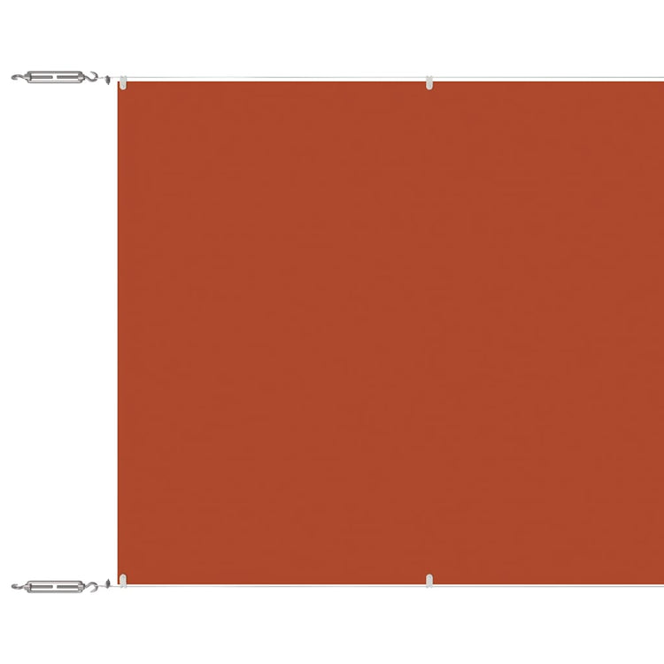 Vidaxl Luifel Vertical 60x800 cm Oxford tissu terre-terre -colored
