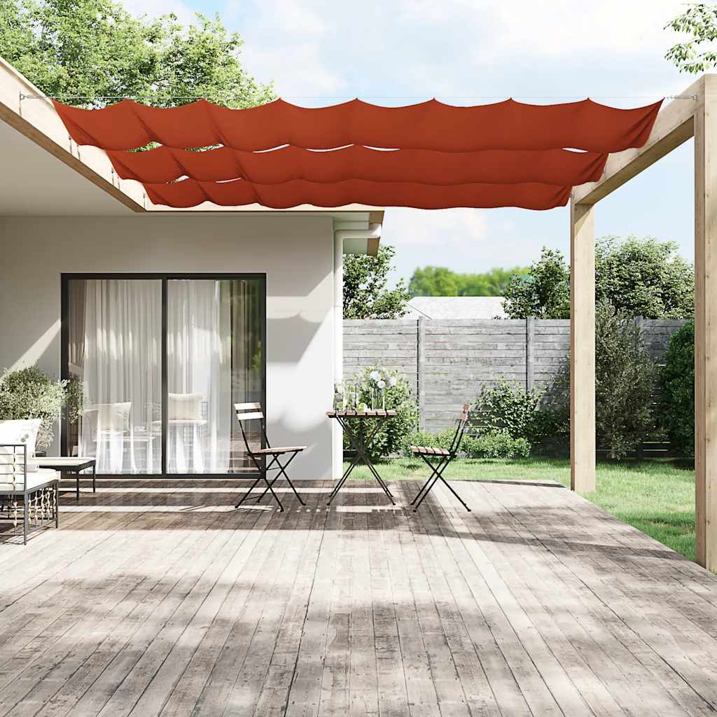 Vidaxl Luifel Vertical 60x800 cm Oxford tissu terre-terre -colored