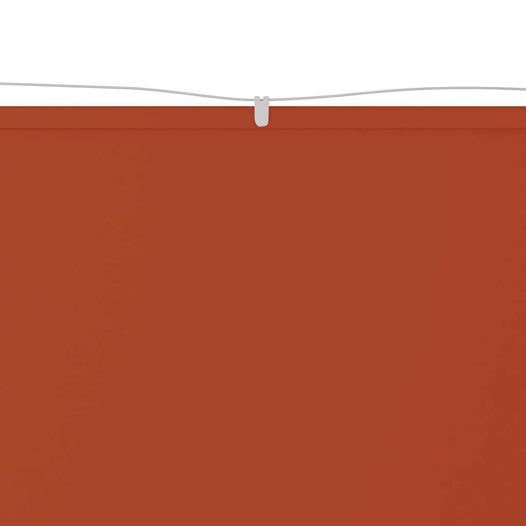 Vidaxl Luifel Vertical 60x1000 cm Oxford tissu terre-terre -colored
