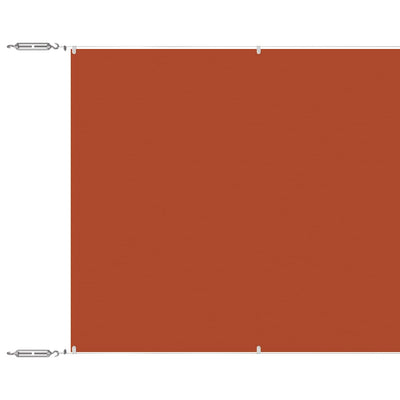 Vidaxl Luifel Vertical 100x800 cm Oxford tissu terre-terre -colored