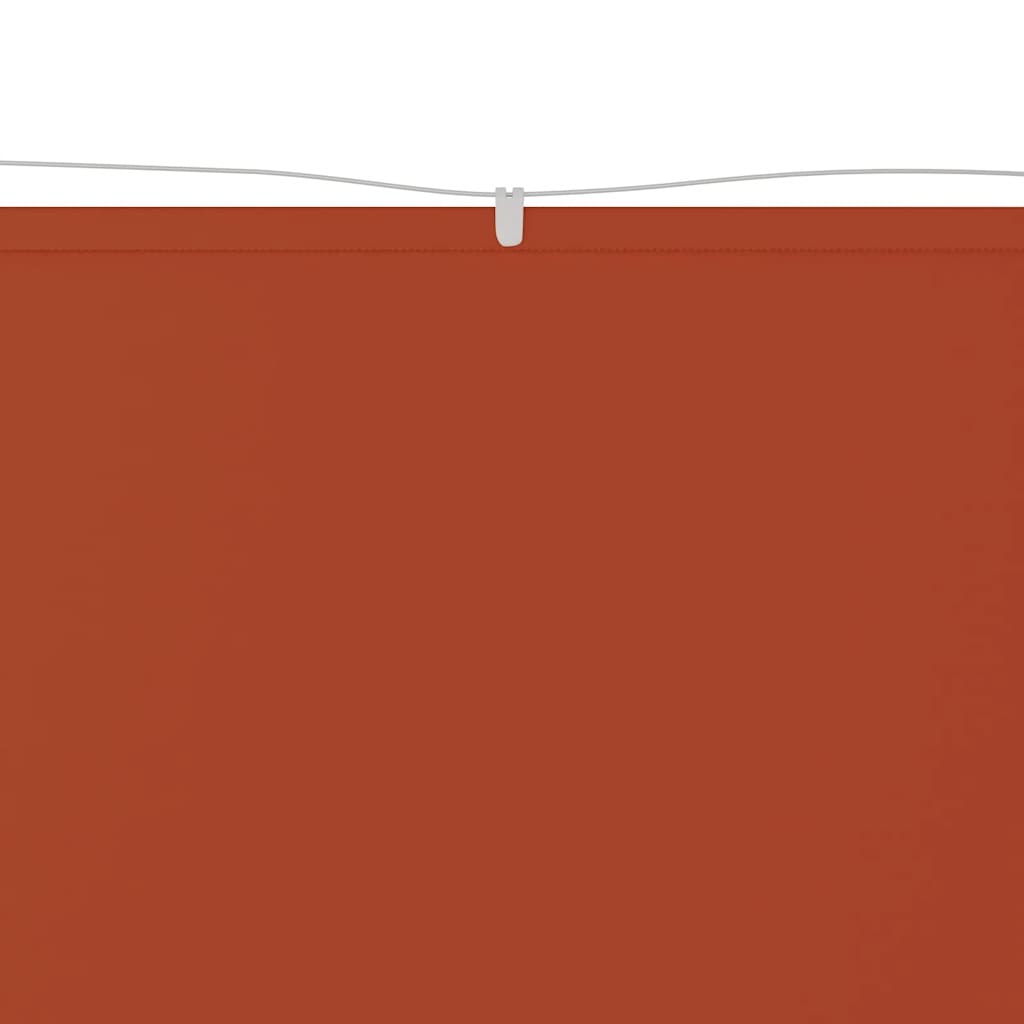 Vidaxl Luifel Vertical 100x800 cm Oxford tissu terre-terre -colored