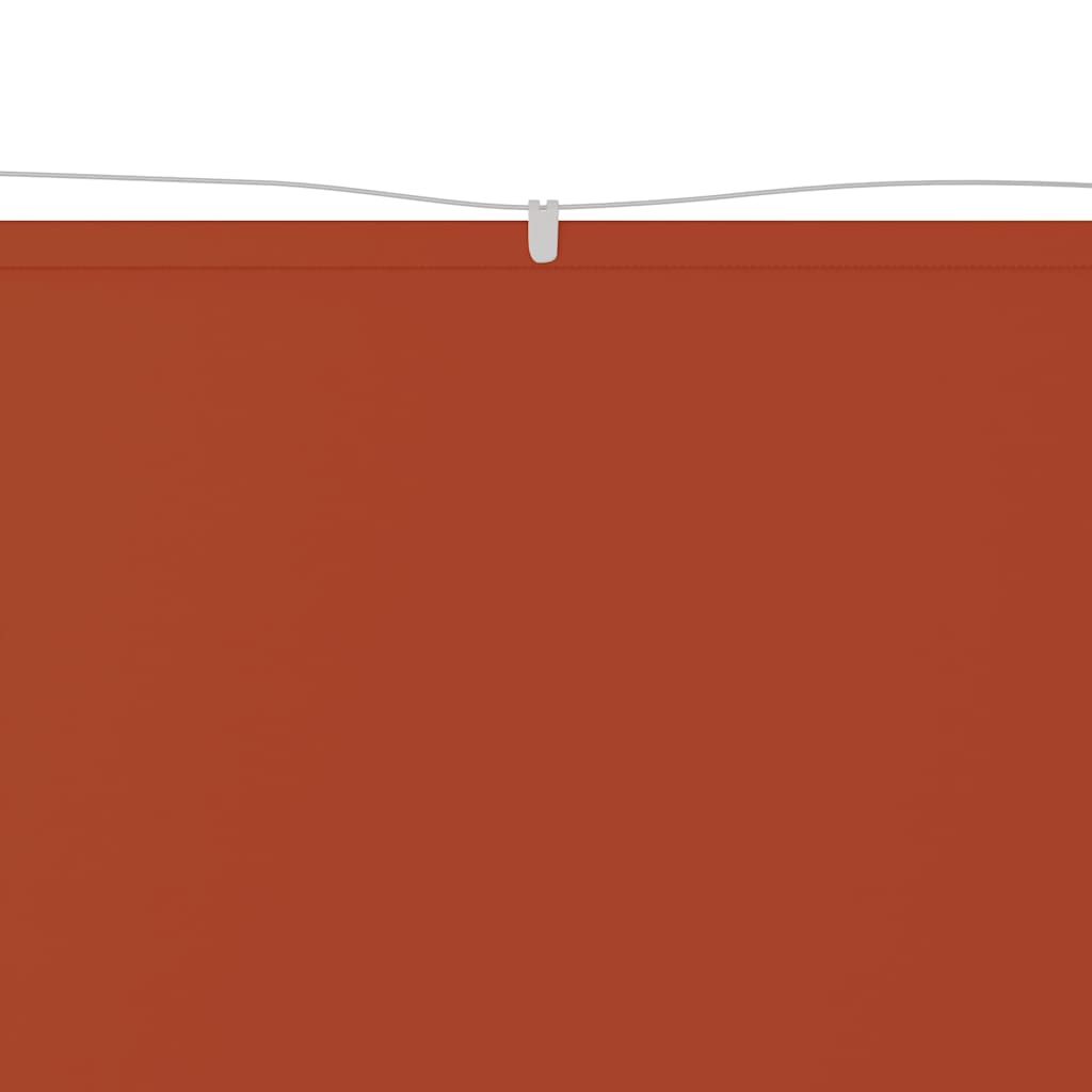 Vidaxl Luifel Vertical 100x1000 cm Oxford tissu terre caisse -colored