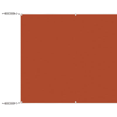 Vidaxl Luifel Vertical 140x600 cm Oxford Fabric Terracotta -Colored