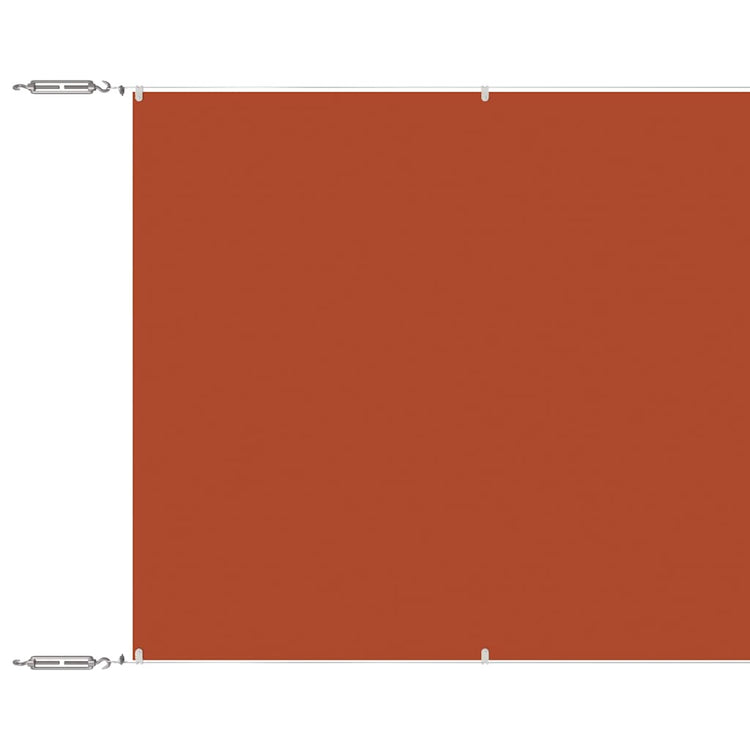 Vidaxl Luifel Vertical 140x600 cm Oxford Fabric Terracotta -Colored