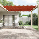 Vidaxl Luifel Vertical 140x600 cm Oxford Fabric Terracotta -Colored