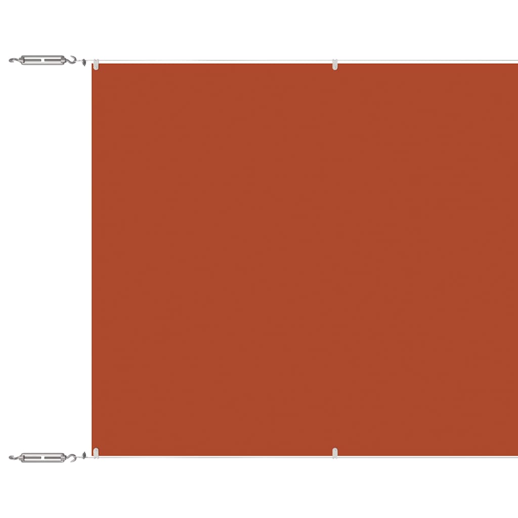 Vidaxl Luifel Vertical 140x800 cm Oxford tissu terre caisse -colored