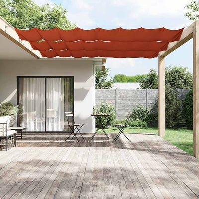 Vidaxl Luifel Vertical 140x800 cm Oxford tissu terre caisse -colored