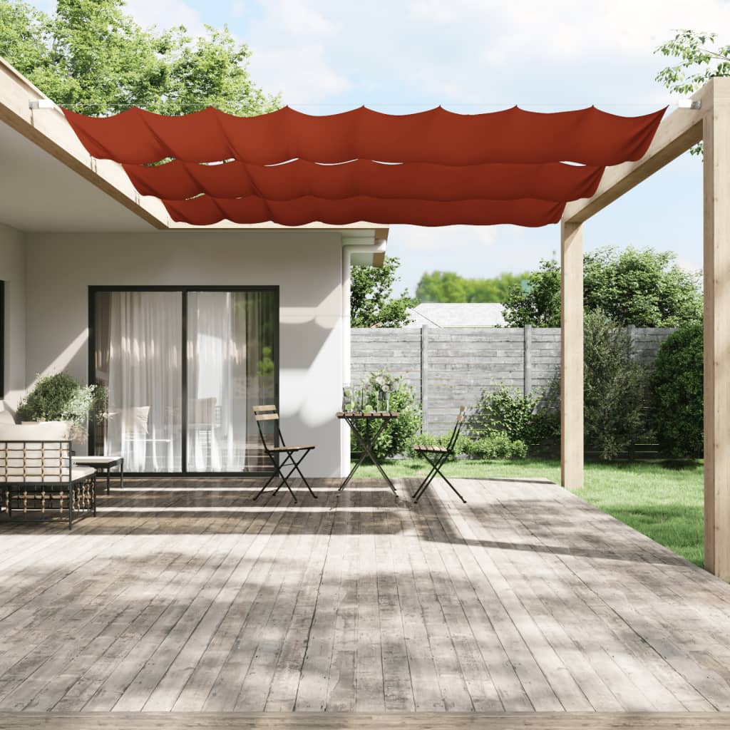 Vidaxl Luifel Vertical 180x360 cm Oxford tissu Terracotta -Colored