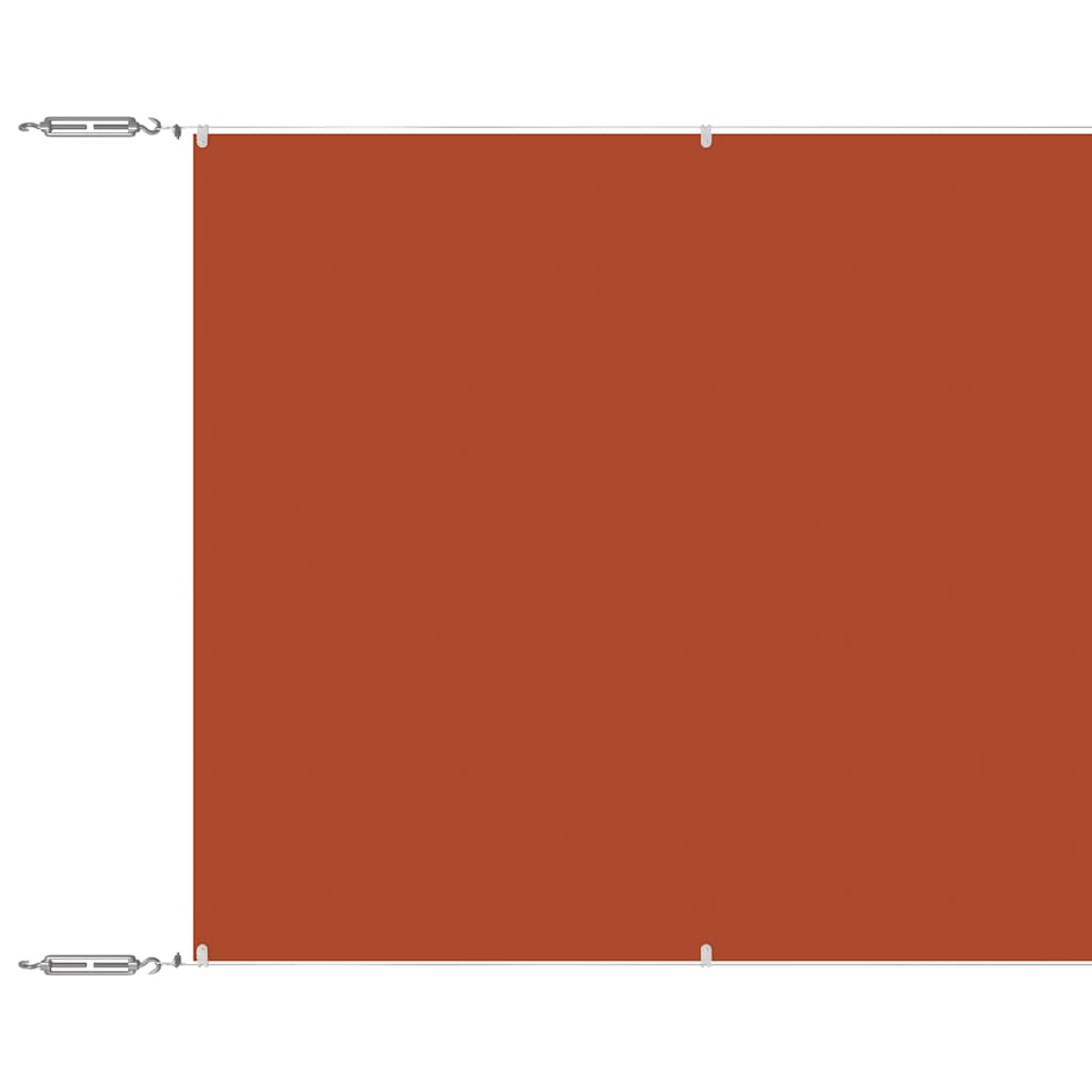 Vidaxl Luifel Vertical 180x800 cm Oxford Fabric Terracotta -Colored