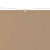 Vidaxl luifel vertical 60x360 cm oxford tissu taupe