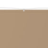 Vidaxl luifel vertical 100x420 cm oxford tissu taupe
