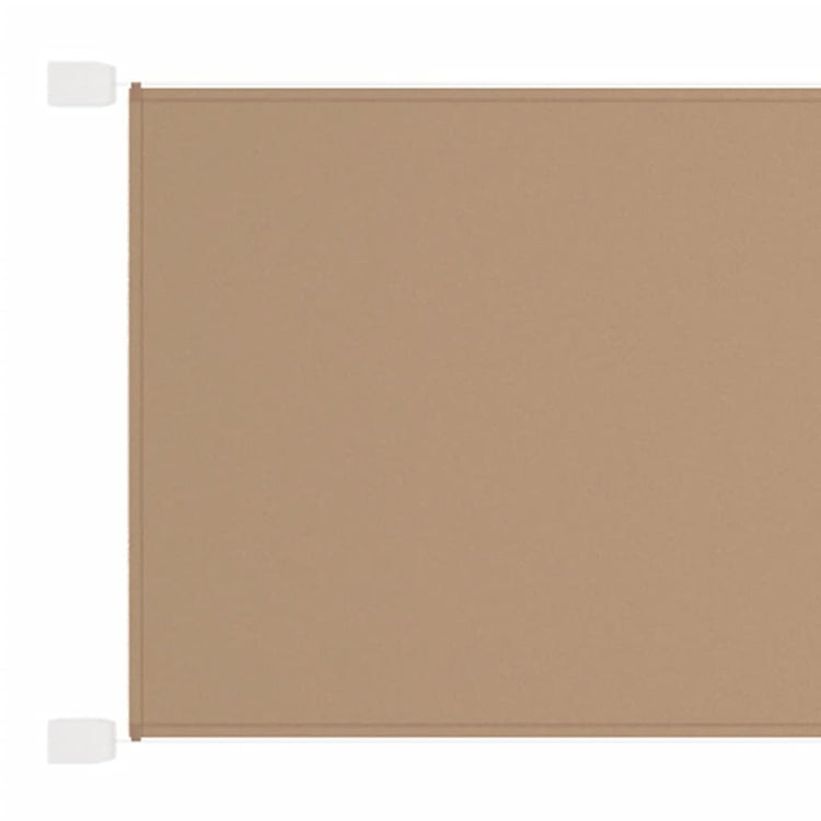 Vidaxl Luifel Vertical 140x360 cm Oxford tissu taupe
