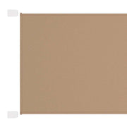 Vidaxl Luifel Vertical 140x420 cm Oxford tissu taupe - afbeelding 2