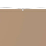 Vidaxl Luifel Vertical 140x420 cm Oxford tissu taupe - afbeelding 3