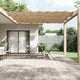 Vidaxl Luifel Vertical 140x800 cm Oxford tissu taupe