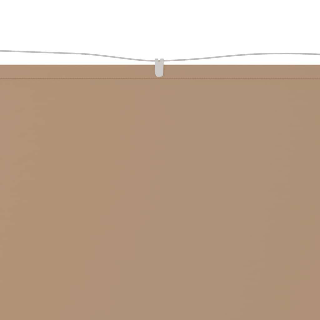 Vidaxl Luifel Vertical 250x360 cm Oxford tissu taupe