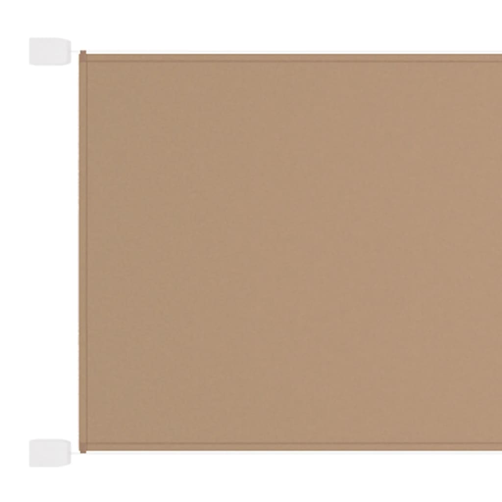 Vidaxl luifel vertical 250x420 cm oxford tissu taupe