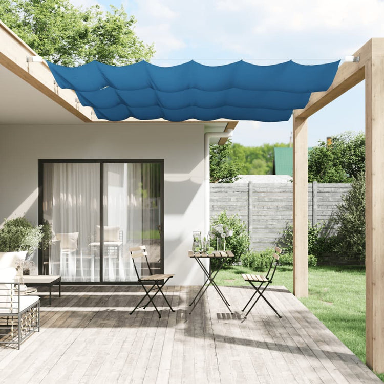 Vidaxl luifel vertical 100x270 cm oxford tissu bleu
