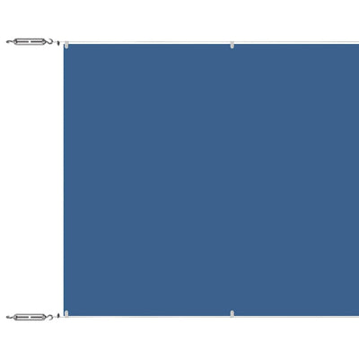 Vidaxl luifel verticaal 100x1200 cm oxford stof blauw