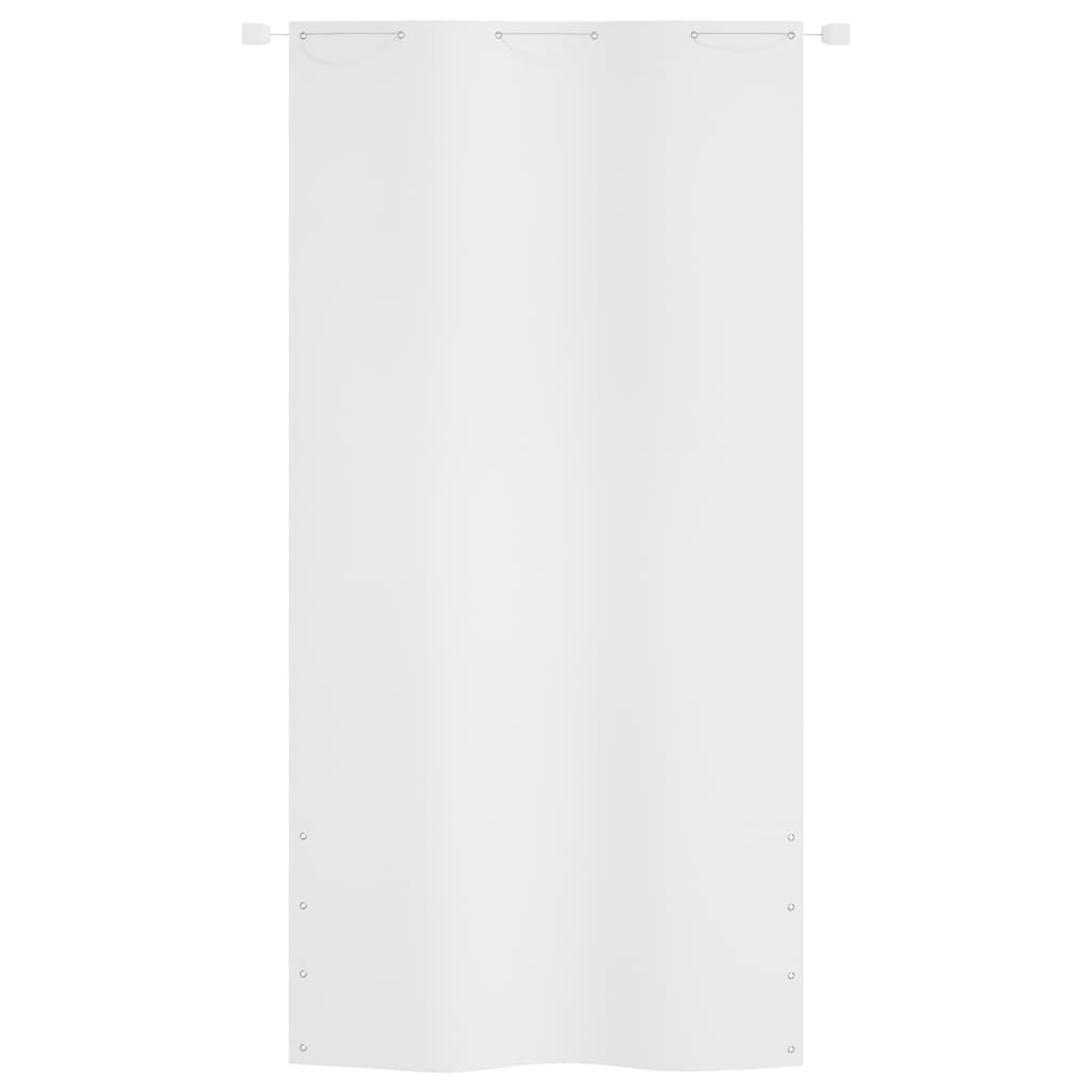 Écran de balcon Vidaxl 120x240 cm Oxford tissu blanc