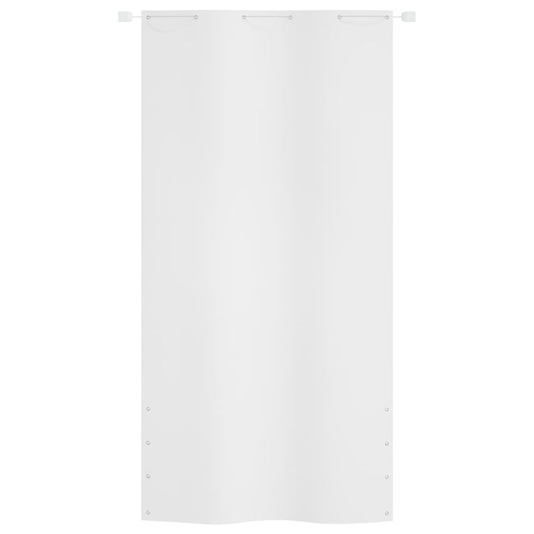 Écran de balcon Vidaxl 120x240 cm Oxford tissu blanc