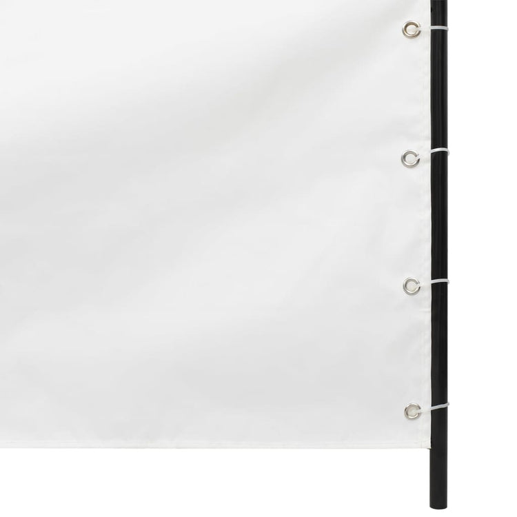 Écran de balcon Vidaxl 120x240 cm Oxford tissu blanc