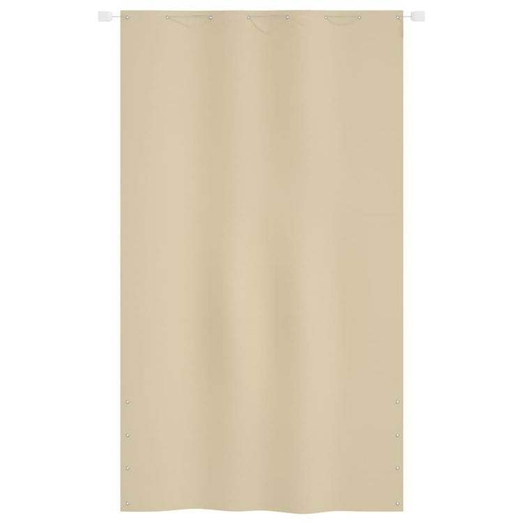 Écran de balcon Vidaxl 140x240 cm Oxford tissu beige