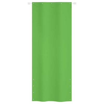 Écran de balcon Vidaxl 100x240 cm Oxford tissu vert clair