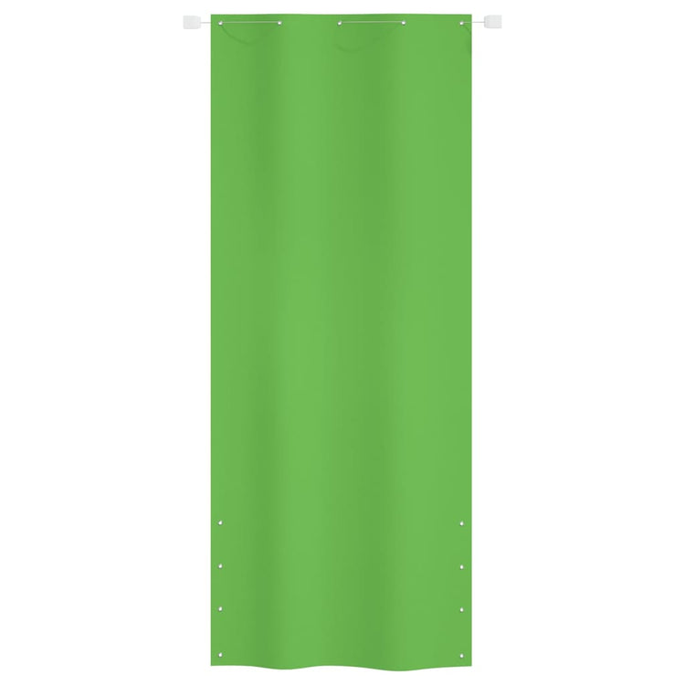 Écran de balcon Vidaxl 100x240 cm Oxford tissu vert clair