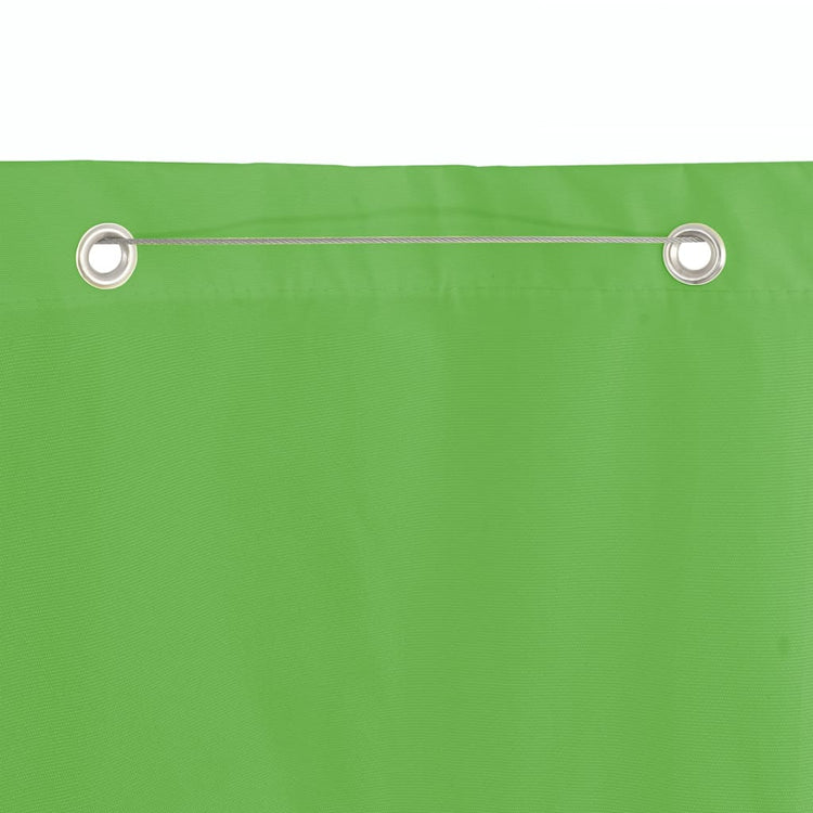 Écran de balcon Vidaxl 140x240 cm Oxford tissu vert clair