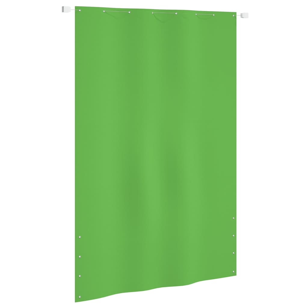 Écran de balcon Vidaxl 160x240 cm Oxford tissu vert clair