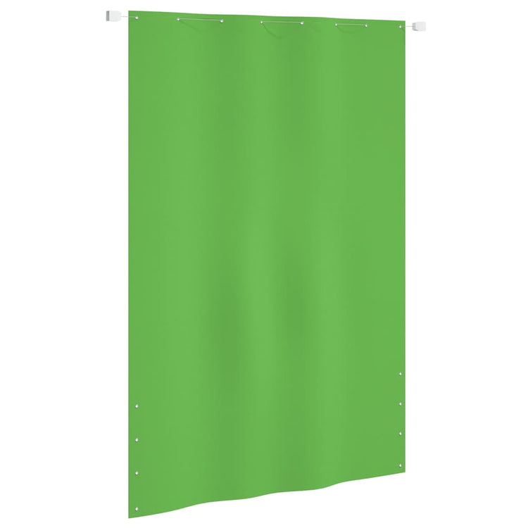 Écran de balcon Vidaxl 160x240 cm Oxford tissu vert clair