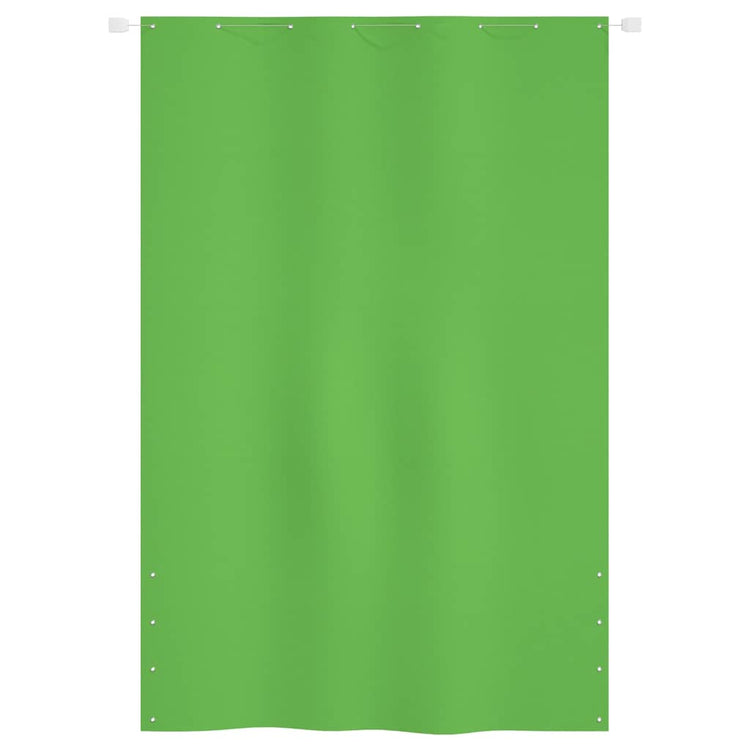 Écran de balcon Vidaxl 160x240 cm Oxford tissu vert clair