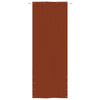 Écran de balcon Vidaxl 80x240 cm Oxford tissu en terre cuite -colored