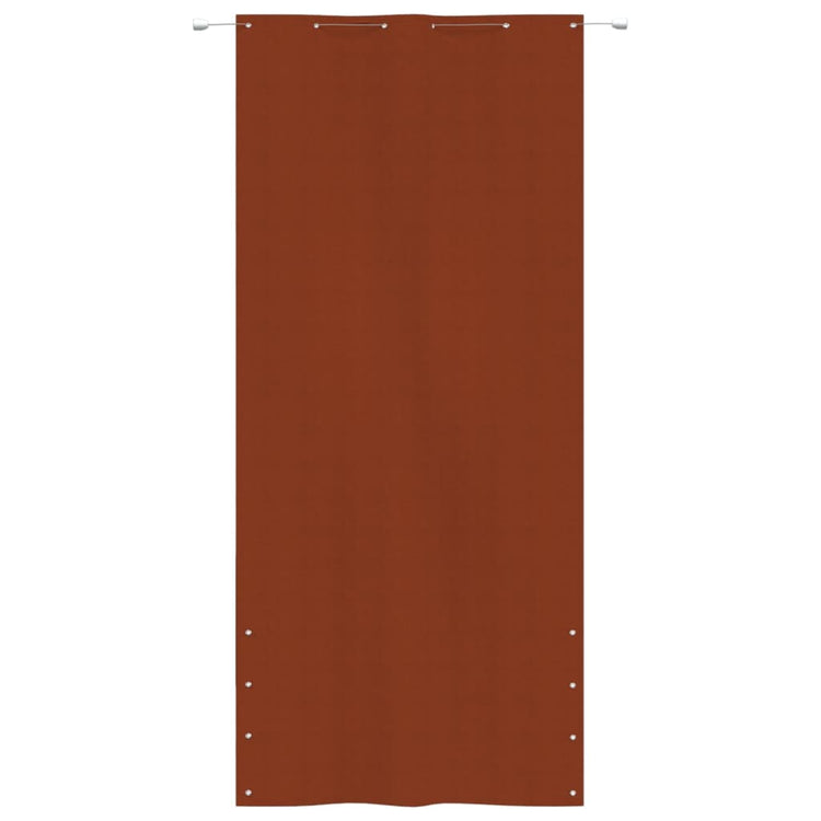 Écran de balcon Vidaxl 120x240 cm Oxford tissu terre caisse -colored