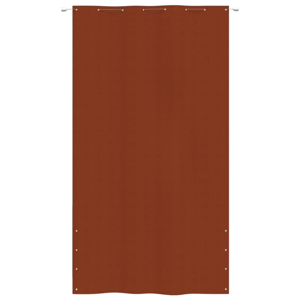 Écran de balcon Vidaxl 160x240 cm Oxford tissu terre caisse -colored