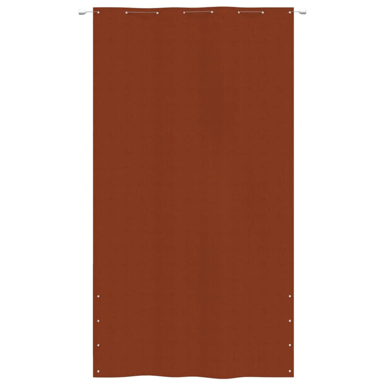 Écran de balcon Vidaxl 160x240 cm Oxford tissu terre caisse -colored