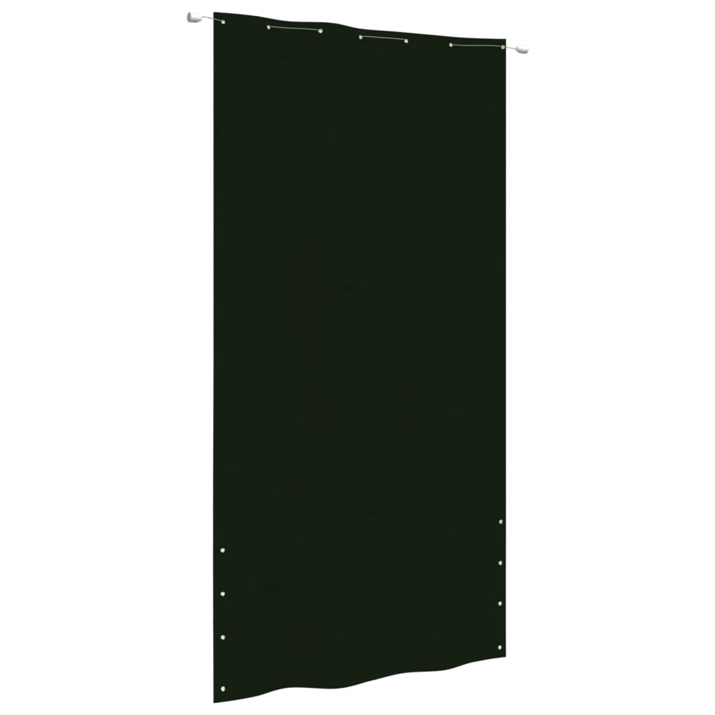Écran de balcon Vidaxl 140x240 cm Oxford tissu vert foncé